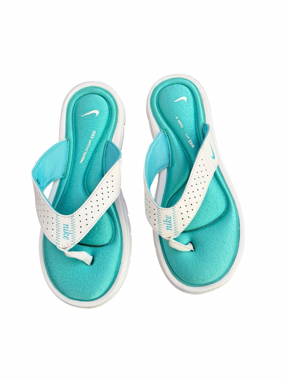 Nike Ultra Comfort Flip Flop Sandals Rose Gold Black Women’s Size 7
